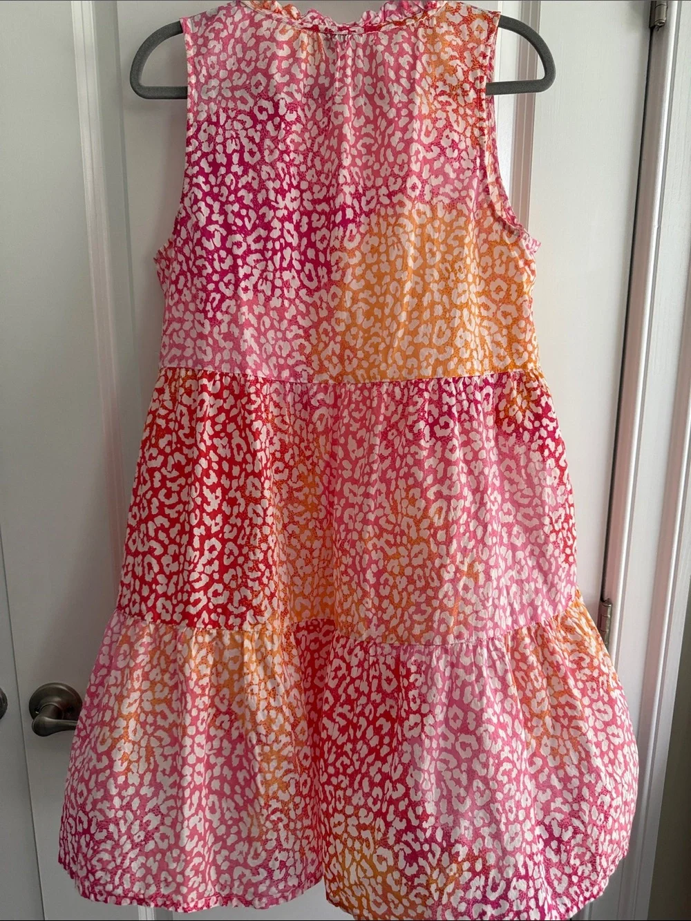 J. Crew Women’s Pink and Orange Bathing Suit Cover Up